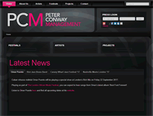 Tablet Screenshot of peterconwaymanagement.com